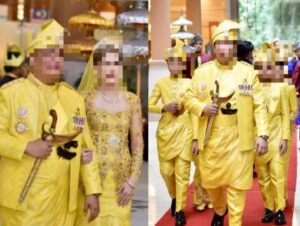 Pempengaruh pakai baju ala diraja ketika akikah disiasat