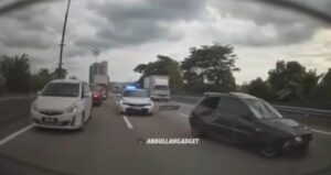 Lelaki pandu lawan arus langgar kenderaan ditahan