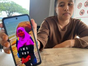 Wanita tinggalkan anak dicari