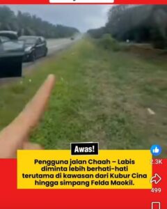Tabur objek tajam, tayar meletup, beberapa kenderaan terbabas
