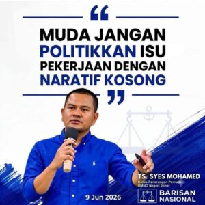 MUDA Jangan Politikkan Isu Pekerjaan Dengan Naratif Kosong